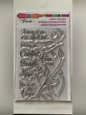 Stampendous Perfectly Clear Stamps 4"X6" Sheet-Encouraging Words.